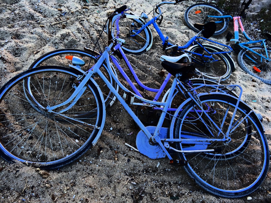 Bikes beach